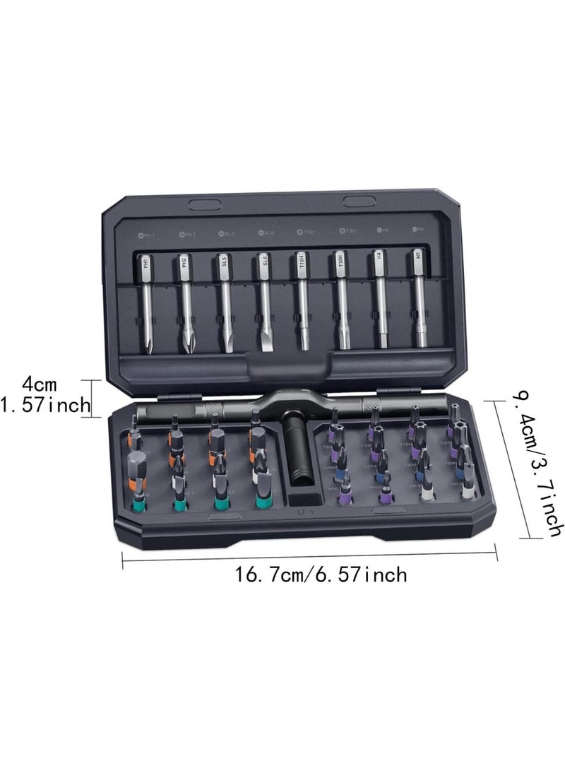 GGOOT 42 in 1 Ratchet Screwdriver Set DIY Crafting Project Removable Portable Hardware Precision Tools for Bicycle Fathers Day PC - Image 3