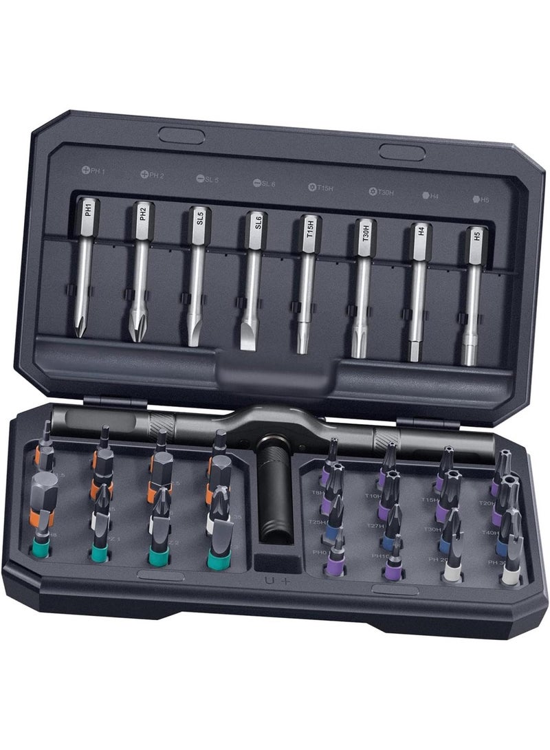 GGOOT 42 in 1 Ratchet Screwdriver Set DIY Crafting Project Removable Portable Hardware Precision Tools for Bicycle Fathers Day PC - Image 1