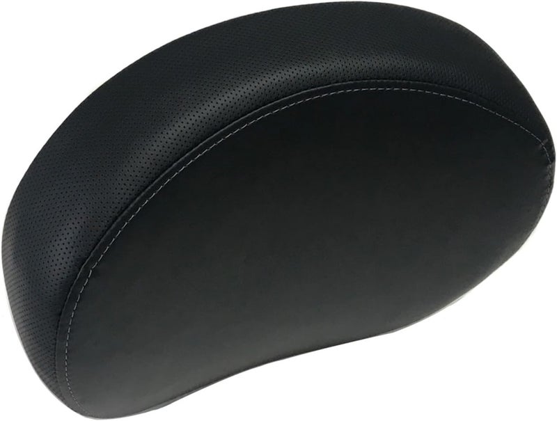 Eagle Skull Black Smooth Dark Stitch Passenger Sissy Bar Backrest Pad for 2014-2022 Indian Motorcycles - Image 2