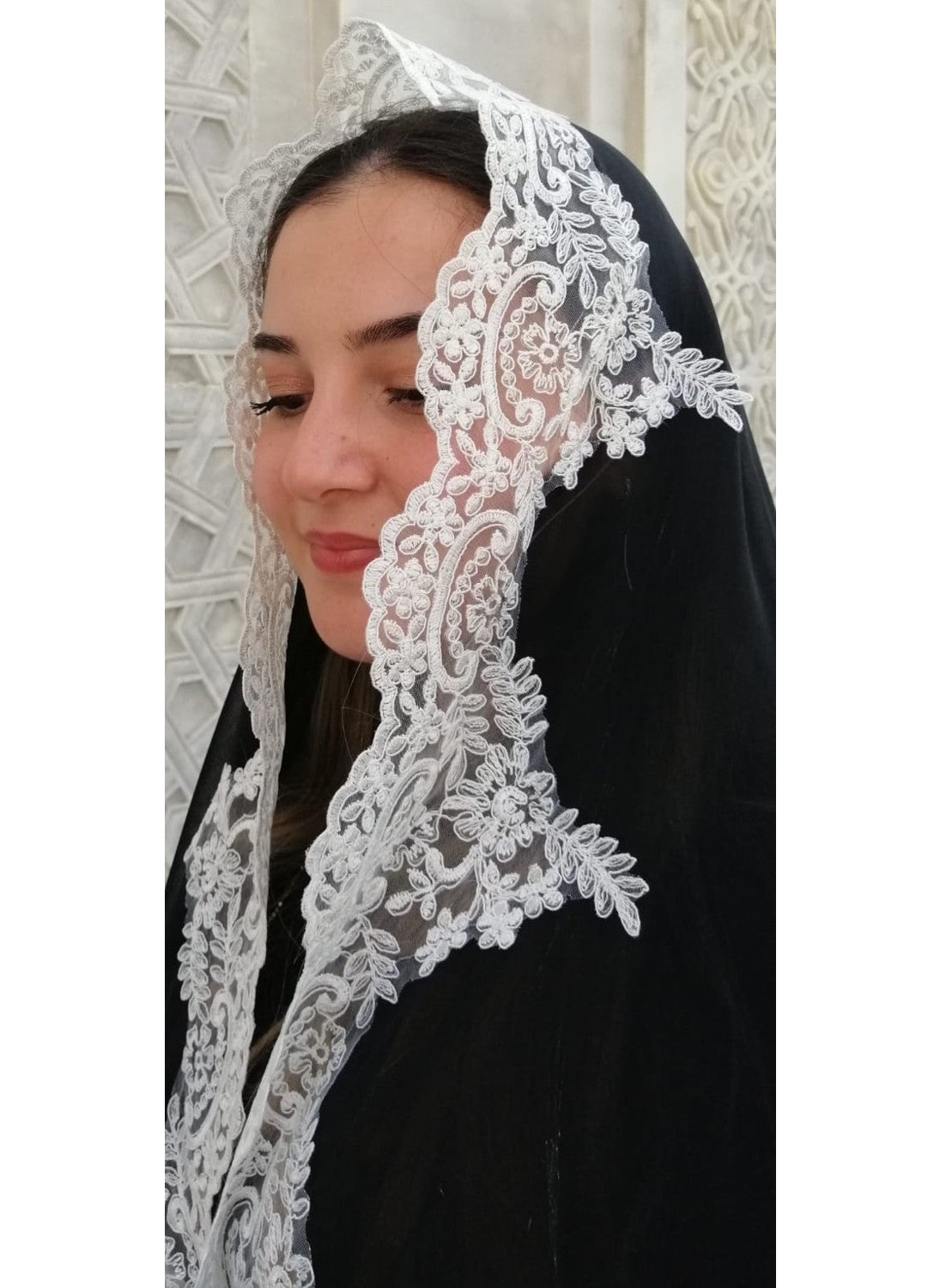 Lady Rio Mevlit Shawl French Lace Mevlit Cover, shawl, baby Mevlidi 