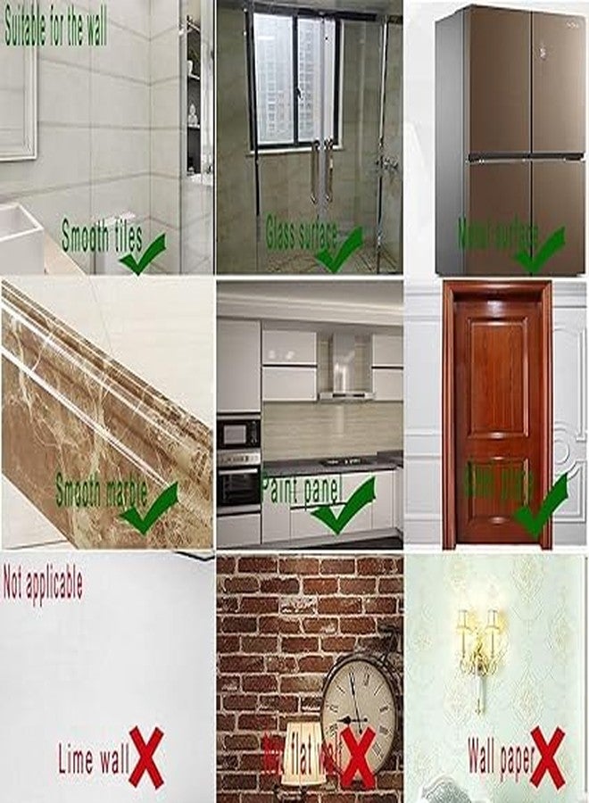 EZALLA Self Adhesive 6mm Nail Wall Hook for Hanging Photo Frame, Wall Clock, Transparent Sticking Hooks for Wall Heavy Duty, Wall Hanging Self Adhesive Wall Nail (10 pcs) - Image 5