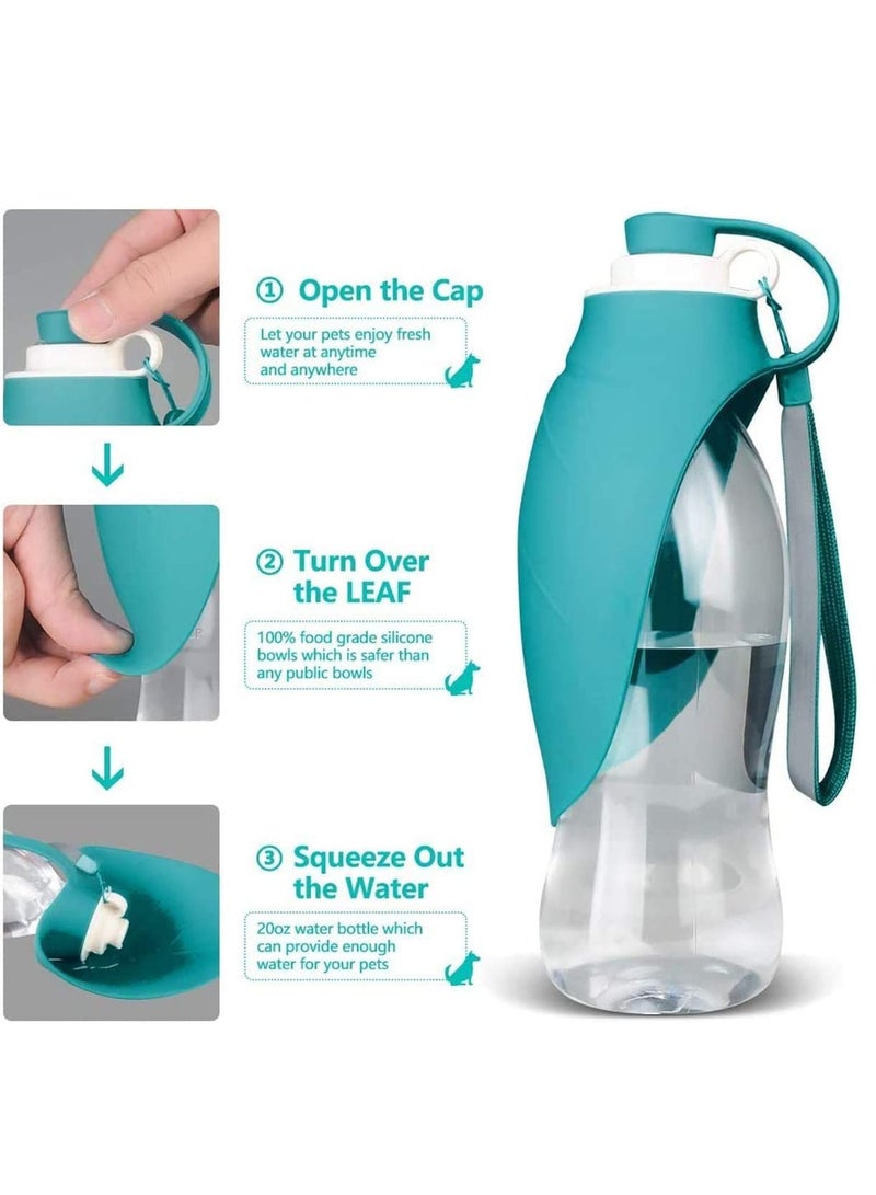SOLARAE Dog Water Bottle for Walking, Pet Water Dispenser Feeder Container Portable with Drinking Cup Outdoor Hiking, Travel for Puppy, Cats, Hamsters, Rabbits and Other Small Animals - Image 4