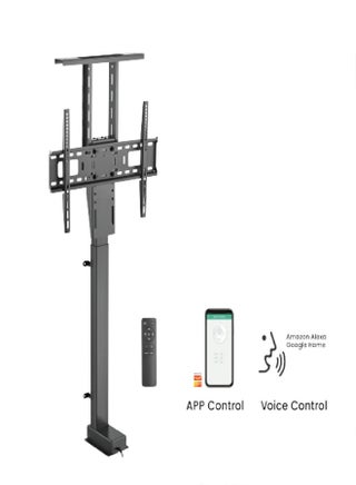 SH 46MX Smart Motorized TV Lift Stand – Large Size, Matte Black, Heavy-Duty Steel & Aluminum, Remote Control, Adjustable Height, Fits Most TVs – Home Entertainment Furniture - pzsku/Z92A1C312145B1EC1EAE4Z/45/1746645899/95af5288-351a-43db-956a-eb584e0ed33a