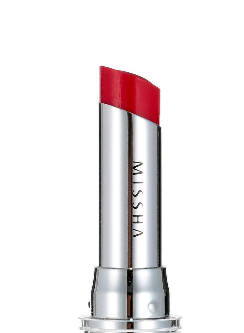 Misa Glossy Rouge Lipstick SPF13 Red Dress 4 g - Image 2