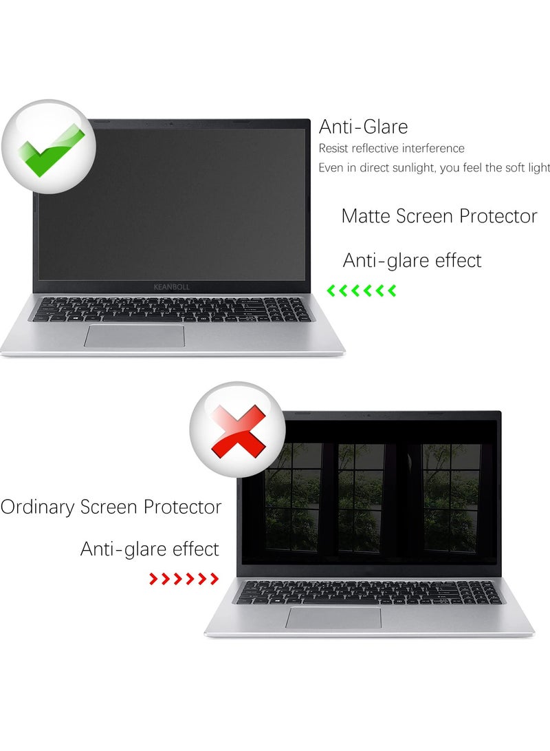 ( 2 قطعة ) 1 / 2 / 3 / 4 15 بوصة المضادة للوهج ورقة فيلم واقية على سطح مايكروسوفت كمبيوتر محمول ، الكتابة والرسم على الورق ( 1 / 2 / 3 / 415 بوصة كمبيوتر محمول ) - Image 3