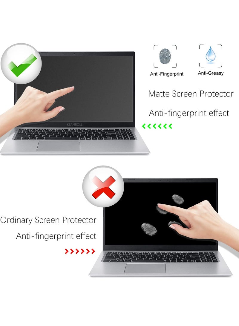 ( 2 قطعة ) 1 / 2 / 3 / 4 15 بوصة المضادة للوهج ورقة فيلم واقية على سطح مايكروسوفت كمبيوتر محمول ، الكتابة والرسم على الورق ( 1 / 2 / 3 / 415 بوصة كمبيوتر محمول ) - Image 4