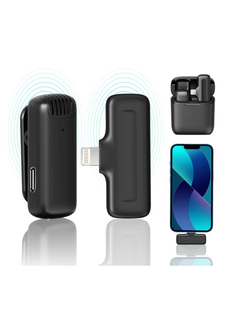Ulanzi ULANZI J11 Wireless Lavalier Microphone for iPhone – Plug & Play Clip-On Mic with Lightning Receiver, Noise Cancellation, and Long Battery Life for Vlogging, Interviews & Content Creation  - Image 1