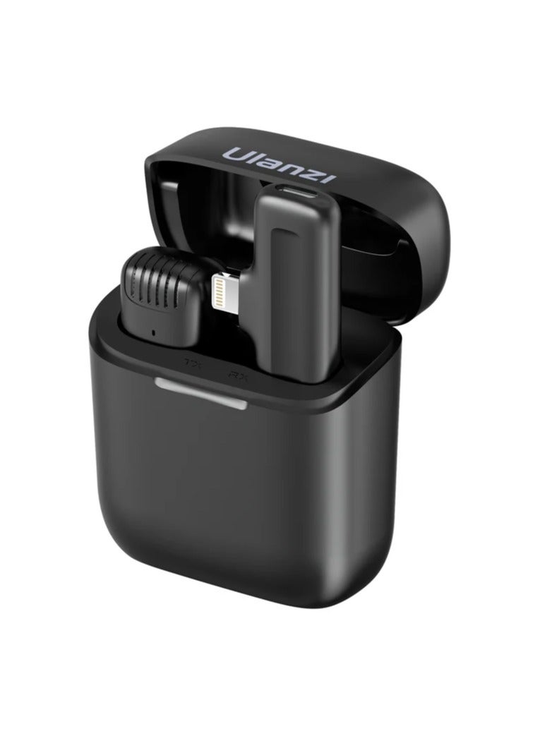 Ulanzi ULANZI J11 Wireless Lavalier Microphone for iPhone – Plug & Play Clip-On Mic with Lightning Receiver, Noise Cancellation, and Long Battery Life for Vlogging, Interviews & Content Creation  - Image 3