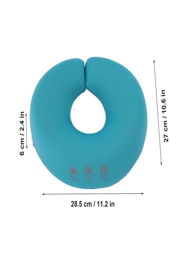 Ymiko Massage Pillow, Soft Neck Head and Back Support After Surgery Face Down Prone Cushion Bed Headrest Pillow for Sleeping Contoured Home Massage Headrest (Green) - Image 2