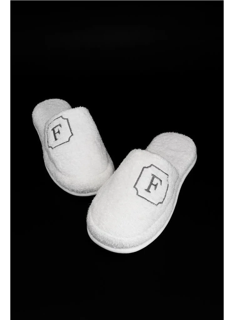 Ender Home Letter F Towel Bathroom Home Hotel Maternity Slippers Thick Sole Slippers