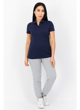PUMA Women Sportswear Fit Short Sleeve Outdoor Polo Shirt, Navy  - Image 2