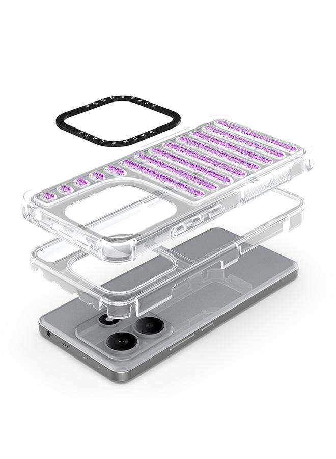 S-TOP Case For Redmi Note 14 Pro 5G Capsule Glitter TPU Hybrid PC Airbag Phone Case - Image 3