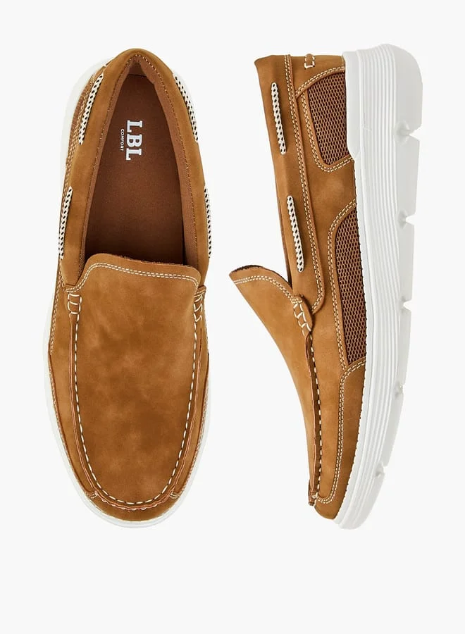 LBL by Shoexpress Men's Textured Slip-On Loafers