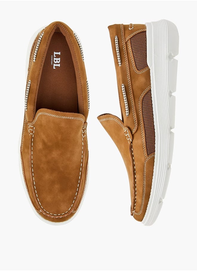LBL by Shoexpress Men's Textured Slip-On Loafers  - Image 2