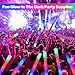 wellent 200 PCS LED Foam Glow Sticks Bulk Glow in the Dark Party Supplies with 3 Modes Colorful Flashing Neon Party Favors for Birthday Wedding Carnival Concert New Year - Image 2