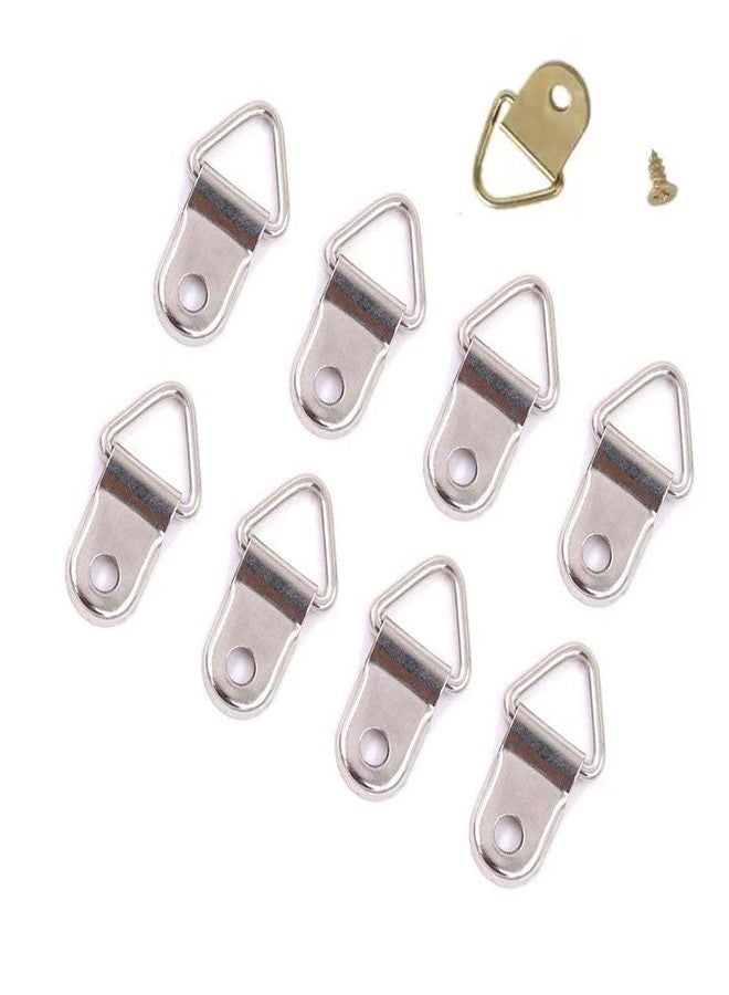 DIY Crafts Pack of 20 Pcs, Gold, Ring Picture Hangers Shape Nail Non-Trace Hangers Single Hole with Screws for Home Decor (Pack of 20 Pcs, Gold) - Image 3