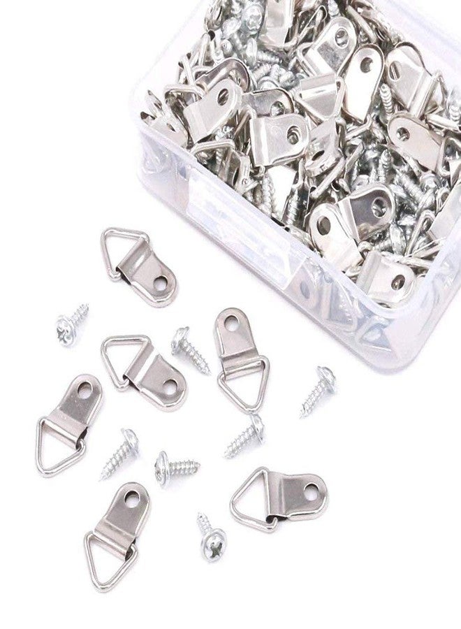 DIY Crafts Pack of 20 Pcs, Gold, Ring Picture Hangers Shape Nail Non-Trace Hangers Single Hole with Screws for Home Decor (Pack of 20 Pcs, Gold) - Image 5