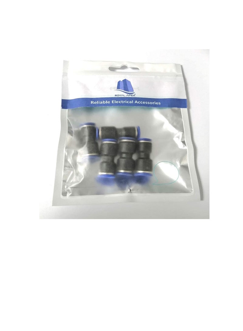 بولي يوريثين أنابيب ووصلات البولي يوريثين | دفع أنبوب هوائي لتوصيل التركيبات (مقبس المخفض - عبوة من 5 ، 8 × 6 مم) - Image 1