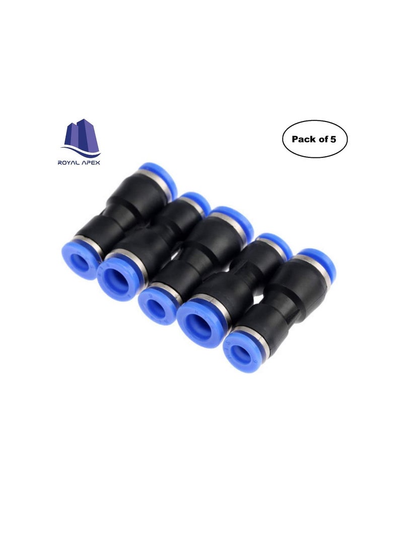 بولي يوريثين أنابيب ووصلات البولي يوريثين | دفع أنبوب هوائي لتوصيل التركيبات (مقبس المخفض - عبوة من 5 ، 8 × 6 مم) - Image 3