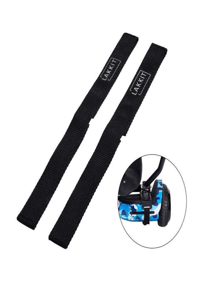 LAKKIT Hoverboard Seat Attachment Straps 2 Pairs with 4 Protectors Adjustable Anti-Wear Replacement Straps for Hoverboard Gocart Self Balancing Scooter - Image 2