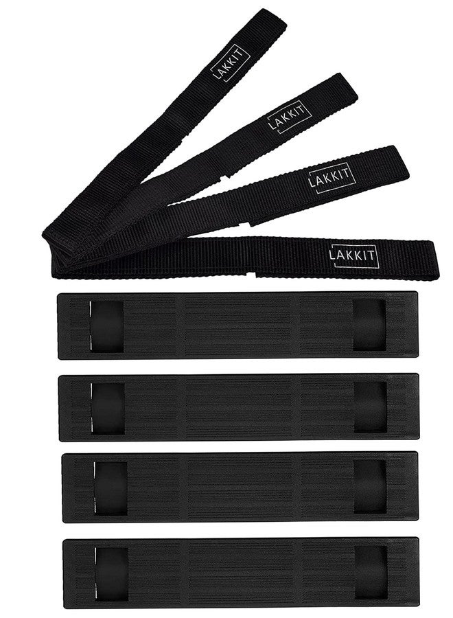 LAKKIT Hoverboard Seat Attachment Straps 2 Pairs with 4 Protectors Adjustable Anti-Wear Replacement Straps for Hoverboard Gocart Self Balancing Scooter - Image 1