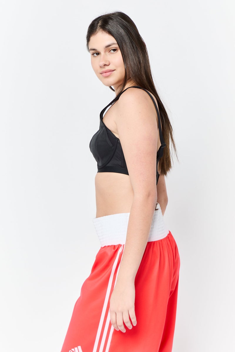Adidas سوتيان رياضي للنساء، أسود - Image 4