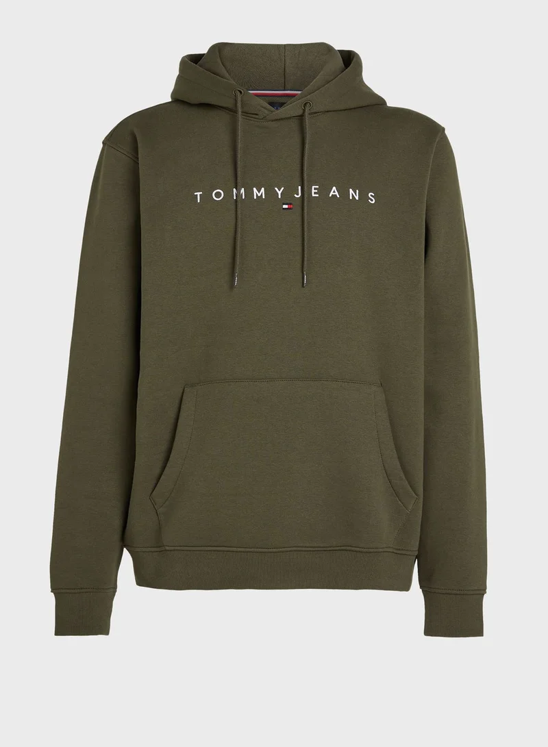 TOMMY JEANS Logo Regular Fit Hoodie