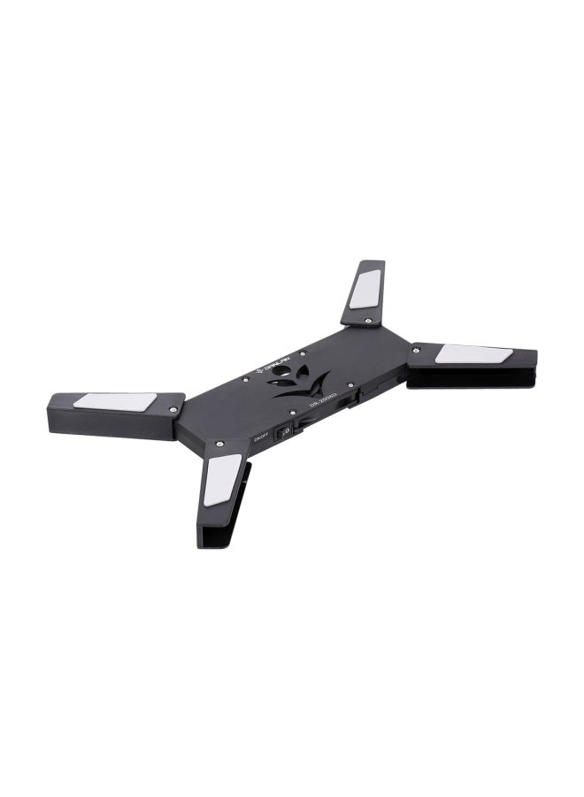 Loquat Folding Laptop Cooling Pad With USB Cable Black/White - Image 1