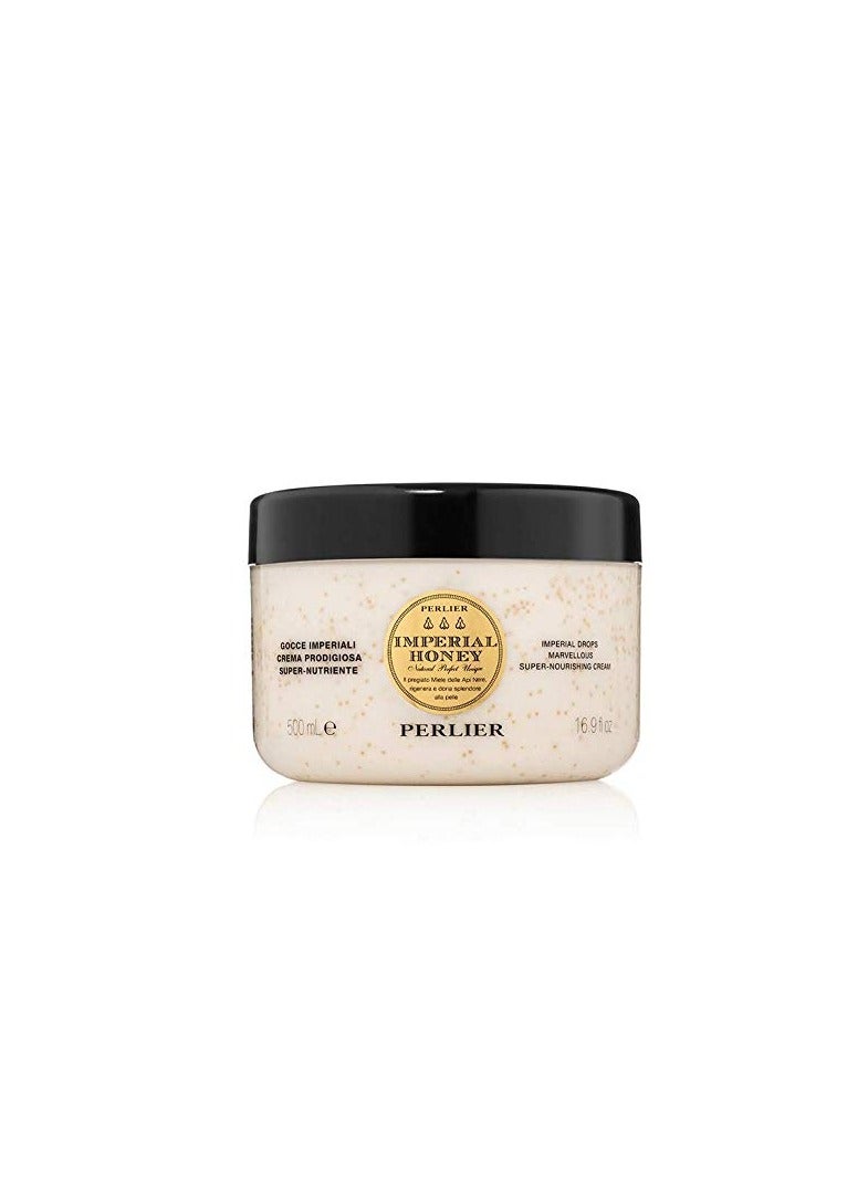 Perlier Imperial Honey Drops Super Nourishing Body Cream 16.9oz, 16.9 Fl Oz