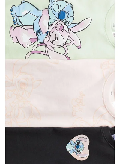 H&M 3-pack printed jersey tops