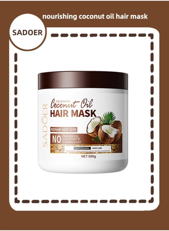 SADOER nourishing coconut oil hair mask - Image 1
