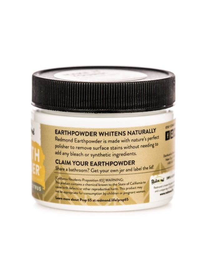 Redmond Earthpowder - All Natural Tooth and Gum Powder Bentonite Clay, Vegan Organic Non-Fluoride No - Image 4
