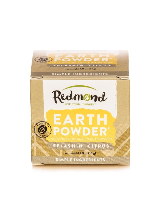 Redmond Earthpowder - All Natural Tooth and Gum Powder Bentonite Clay, Vegan Organic Non-Fluoride No - Image 5