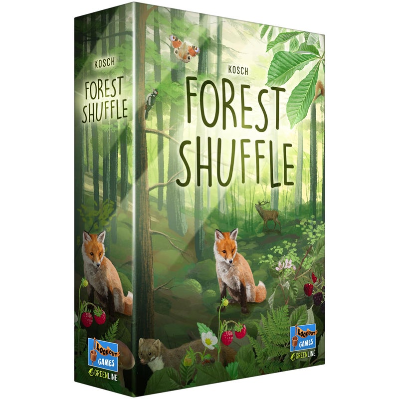 Lookout Forest Shuffle Card Game - Create an Ecological Paradise! Clever Strategy Game for Kids & Adults, Ages 10+, 2-5 Players, 60 Min Playtime, ECO-FRIENDLY PACKAGING, Made by Lookout Games - Image 1