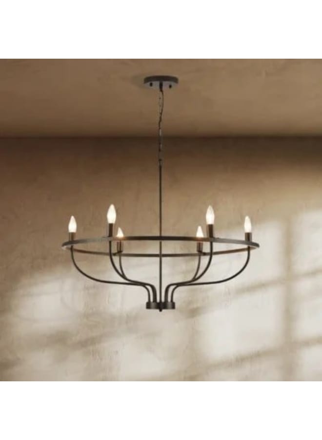 Wahag Wagon Wheel Chandelier Dimensions: 60 cm (Diameter)  - Image 1