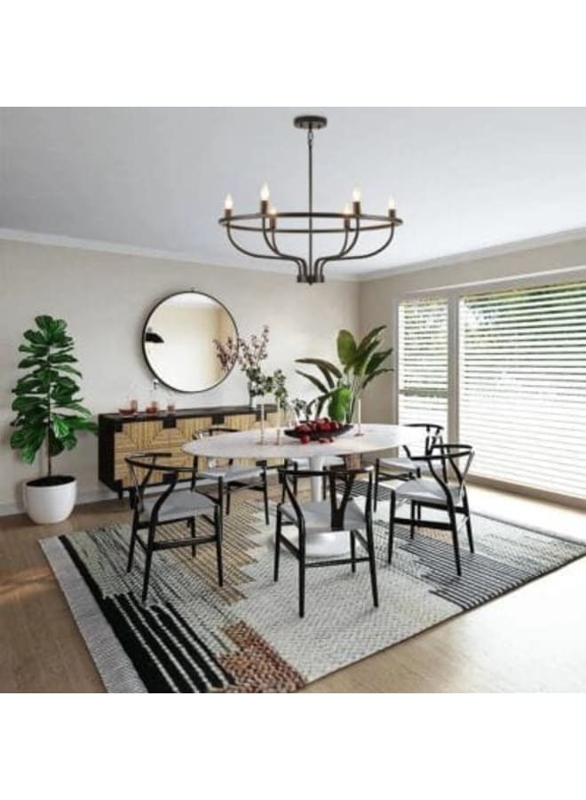 Wahag Wagon Wheel Chandelier Dimensions: 60 cm (Diameter)  - Image 3