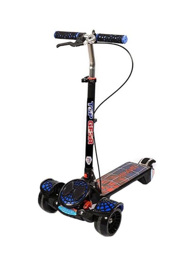 Top Gear Top Gear Rideon TG 2020 Kids 3 Wheel  Smart Kick Scooter with Foldable & Height Adjustable Handle - LED PU Wheels & Rear Brake - Blue  - Image 1