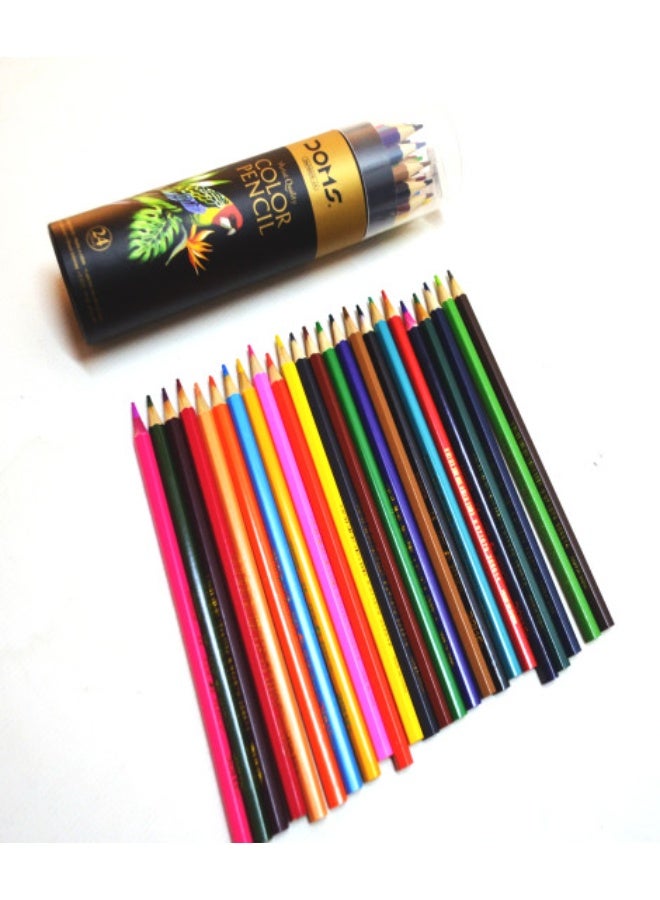 دومس 24 لون يدوم طويلاً - تصميم أنيق مع علبه كرتونية مميزة للأطفال والمبدعين - Image 3