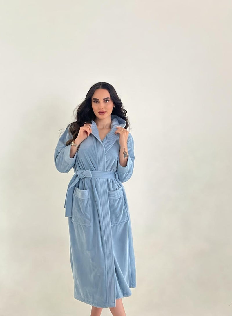 Fancy Fancy BLUE Luxury Modern Robe - Image 2