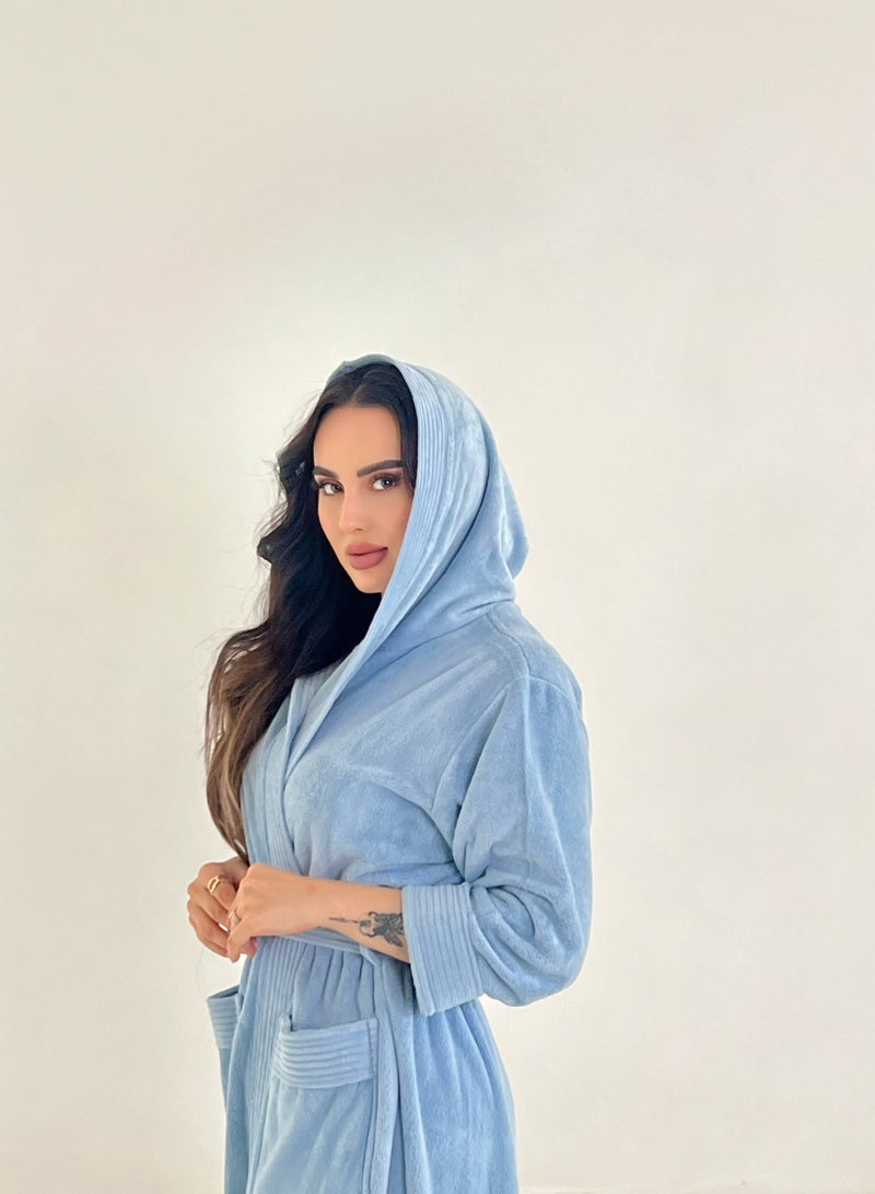 Fancy Fancy BLUE Luxury Modern Robe - Image 3