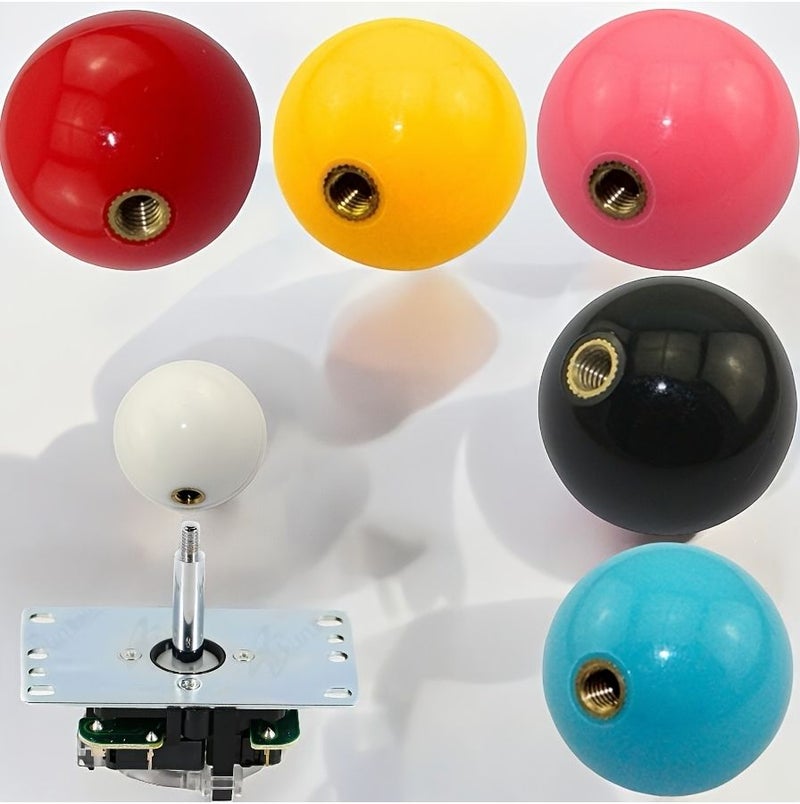 Pink Solid Ball Arcade Game Joystick Ball Top Handle Replacement Part For Arcade Machine - Image 2