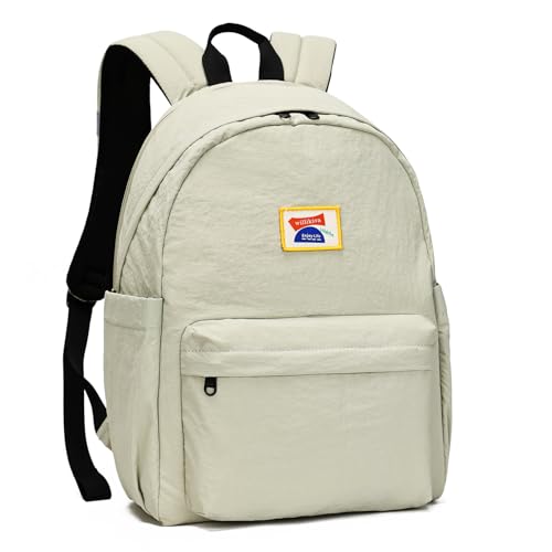 willikiva Kids Backpack for School Boys Girls Teens Toddler Backpack Waterproof Kindergarten Preschool Elementary Bookbag Children Travel BagBean Grey GreenMedium - Image 1
