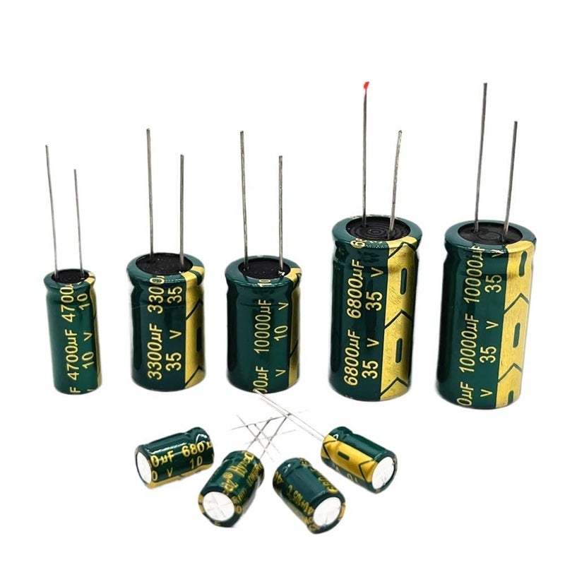 High Frequency Low Aluminum Capacitor 10V2200UF 10Pcs Capacitance Meters - Image 1