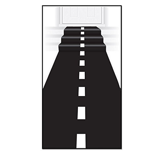 Beistle Racetrack Runner poly wdoublestick tape Party Accessory 1 count 1Pkg - Image 1