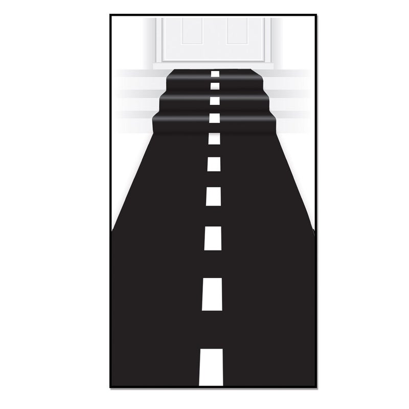 Beistle Racetrack Runner poly wdoublestick tape Party Accessory 1 count 1Pkg - Image 2