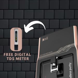AQUAULTRA AquaUltra Black Water Purifier Filter for Home ROUVUFTaste Enhancer 11L With Digital TDS Meter Endless Purity ISI Certified HighPerformance Ideal for Home Suitable for All Water Supply  - Image 2