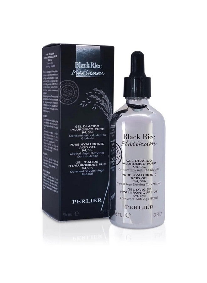 Perlier Black Rice Platinum 94.5% Pure Hyaluronic Acid Gel 3.2 fl. oz. - Image 1