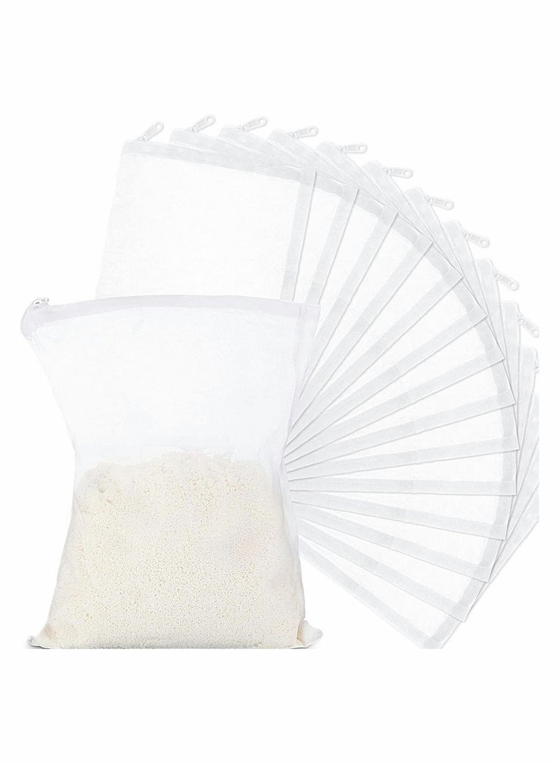 Y&D 30 Pieces Aquarium Filter Bags Fish Tank Media Net Reusable Mesh for Activated Carbon Charcoal Bio Balls Accessories - Image 1