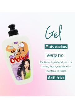 SKALA Liquido Cachos Day After Gel - 250g - Liquid Curl Styling Gel - Long-Lasting Moisture & Definition  - Image 2