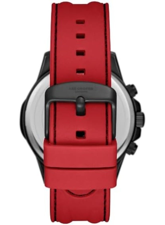 لي كوبر ساعة لي كوبر رجالي متعددة الوظائف بقرص أسود - Image 4